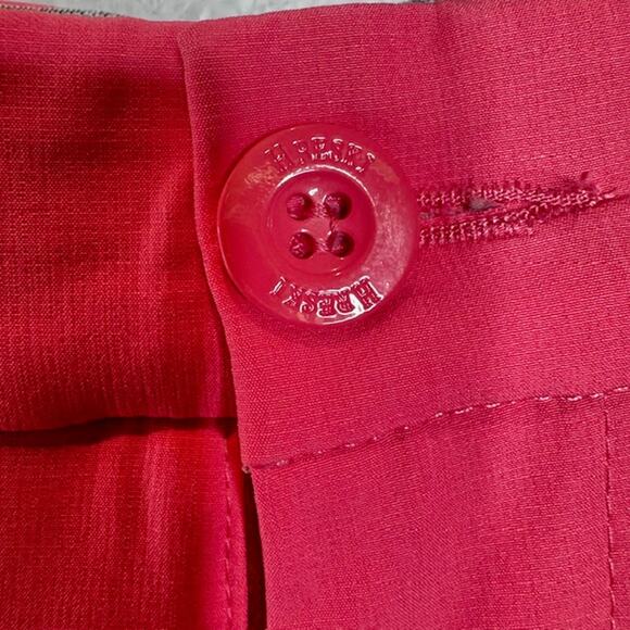 Hreski Mens Performance Golf Shorts Rose Size 36 Button Front With Pockets - Picture 3 of 8